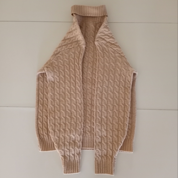 Vintage Lord Jeff Cable Knit Turtle Neck Sweater Women's Size Large - Picture 6 of 10